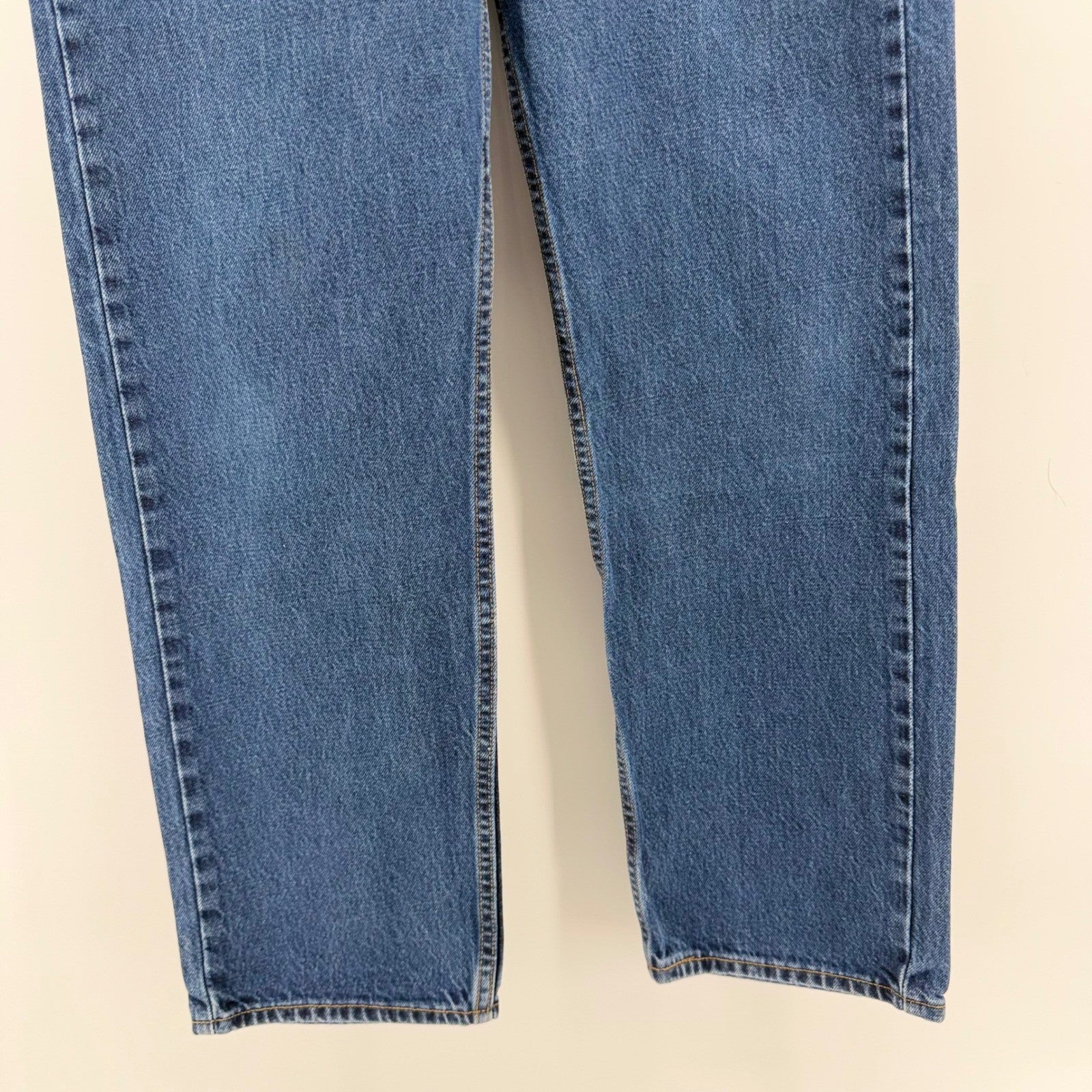 Levi's 505 Regular Fit Straight Leg Vintage 2000 Denim Jeans 34x30 Blue