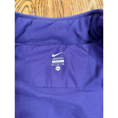 Nike Washington Huskies NCAA Puffer Vest Insulated Full Zip XL Grey Purple