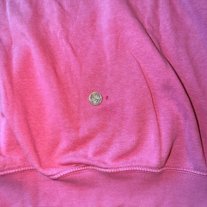 Nike Sportswear Funnel Neck Hoodie Fleece Pullover XS Pink