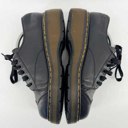 Dr. Martens Platform Oxford Leather Chunky Wedge Shoes 8M 9W Black