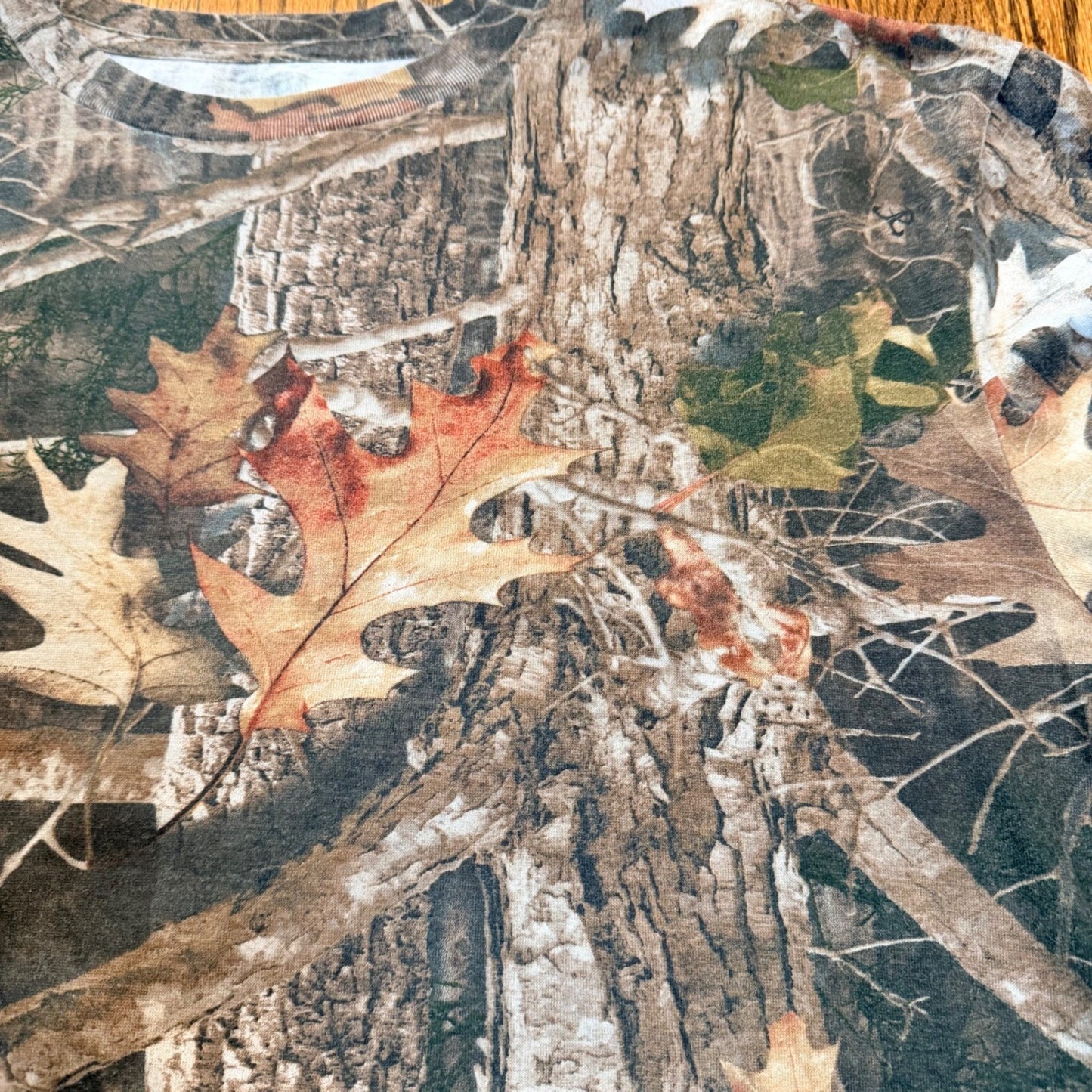Realtree AP Camo T-Shirt Hunting Outdoor Forest Print XL Brown Green