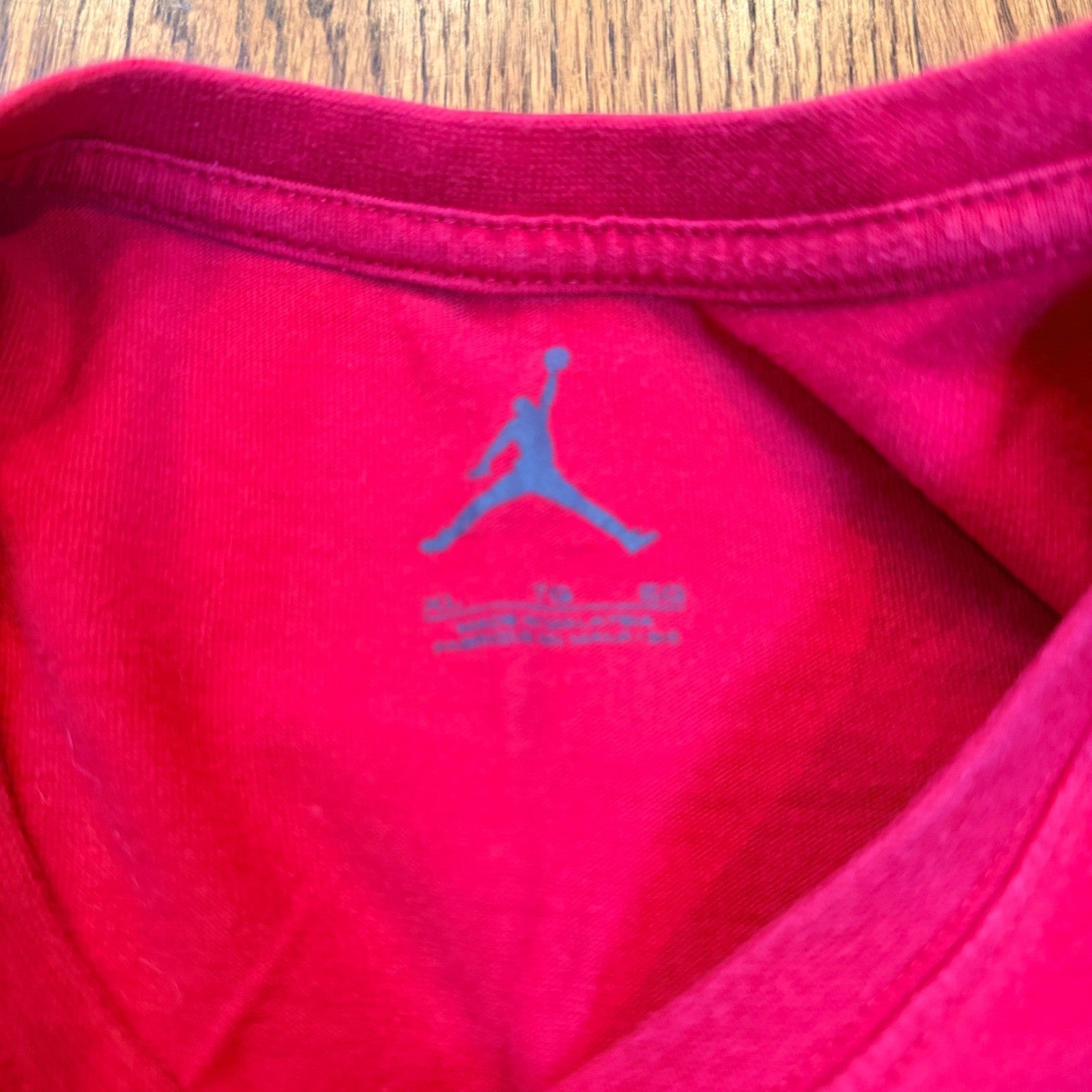 Jordan Eat Sleep Hoop Repeat Graphic T Basketball XL Red Nike March Madness