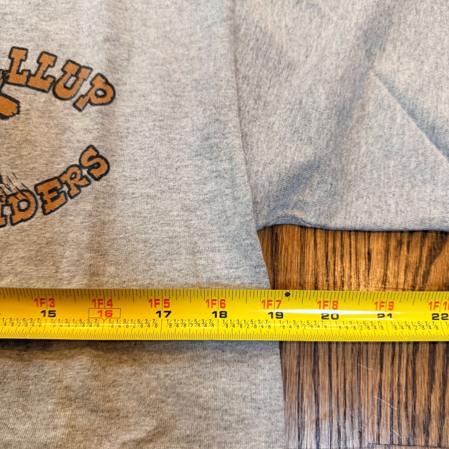 Puyallup Pioneers Pathfinders Graphic T-Shirt Gray Cabin Mountain Small/Medium