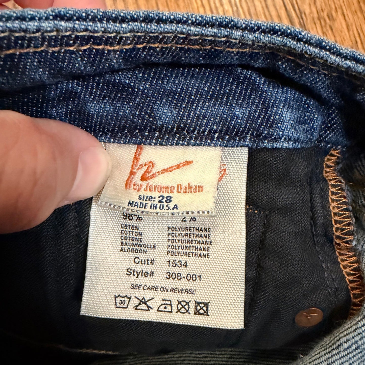 Citizens of Humanity Bridgitte 308 Denim Mini Skirt Low Rise Blue 28