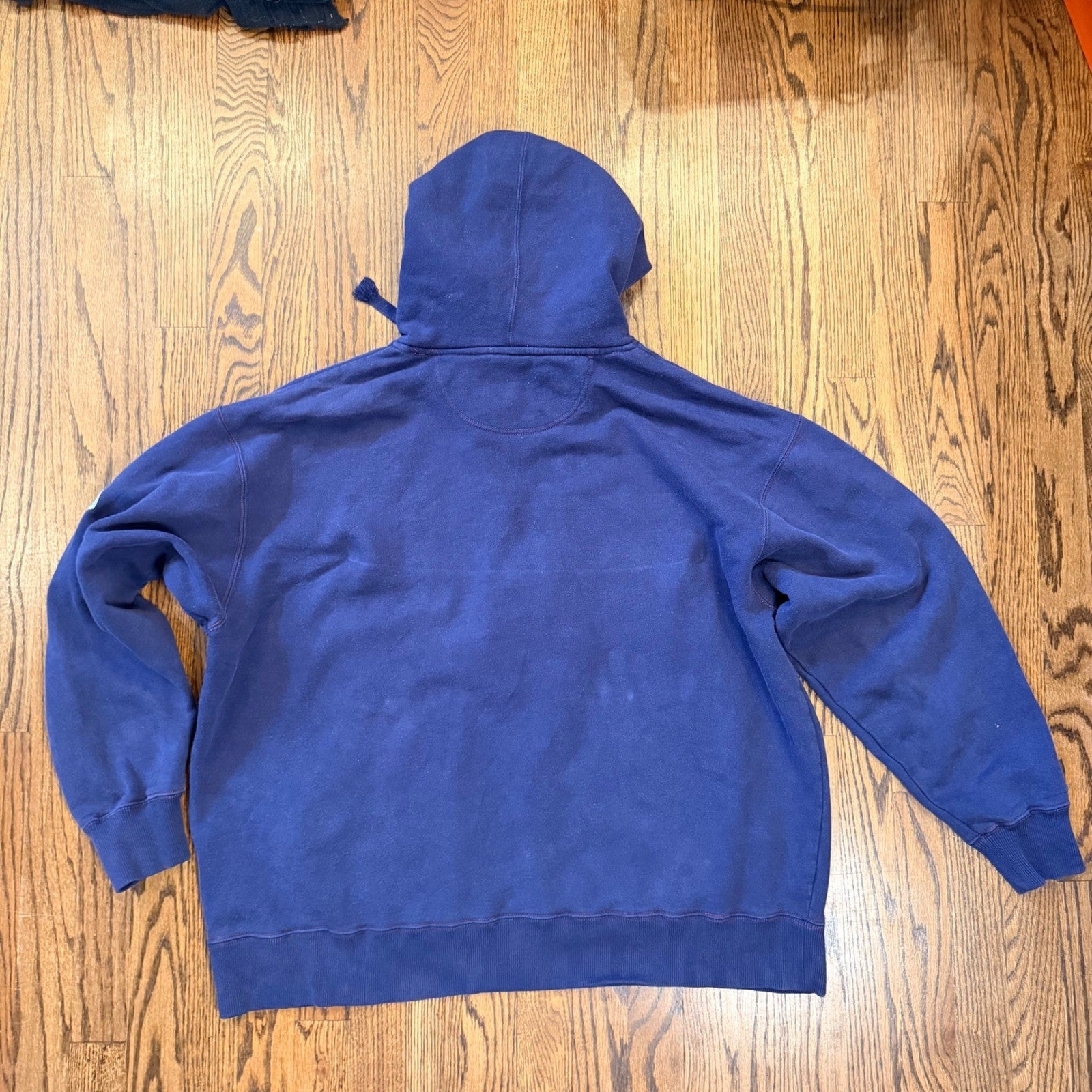 Majestic Boston Red Sox Vintage 90s Heavyweight Hoodie Navy Blue XL Embroidered