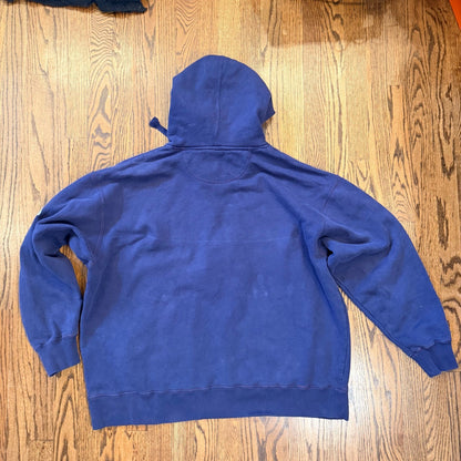 Majestic Boston Red Sox Vintage 90s Heavyweight Hoodie Navy Blue XL Embroidered