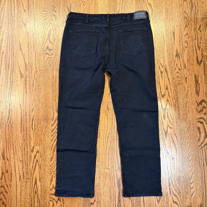 Signature by Levi Strauss Men's Straight Fit Jeans Black W40 L32 58988-0071