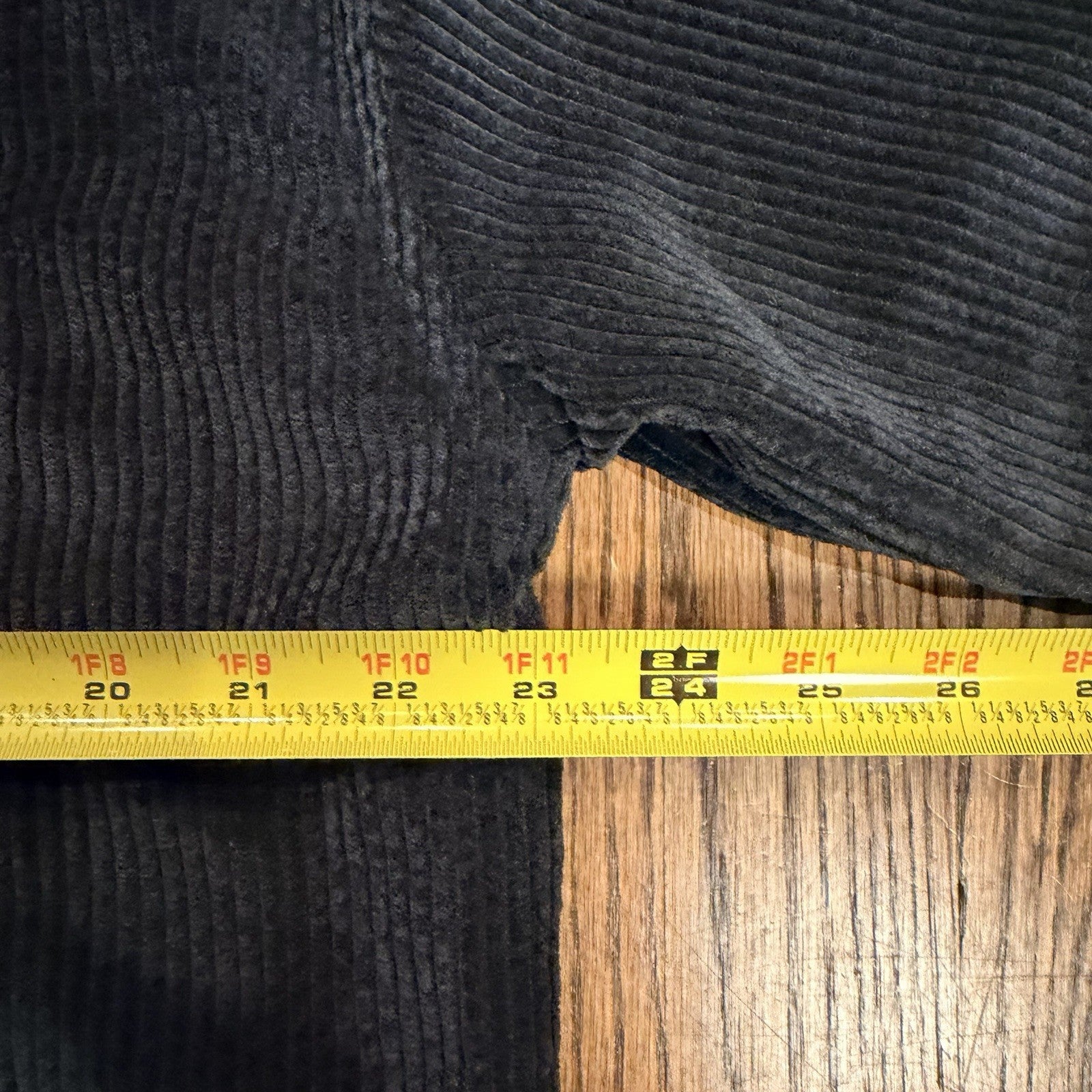 Forever 21 Casual Button Up Corduroy Shirt Black Size M men's