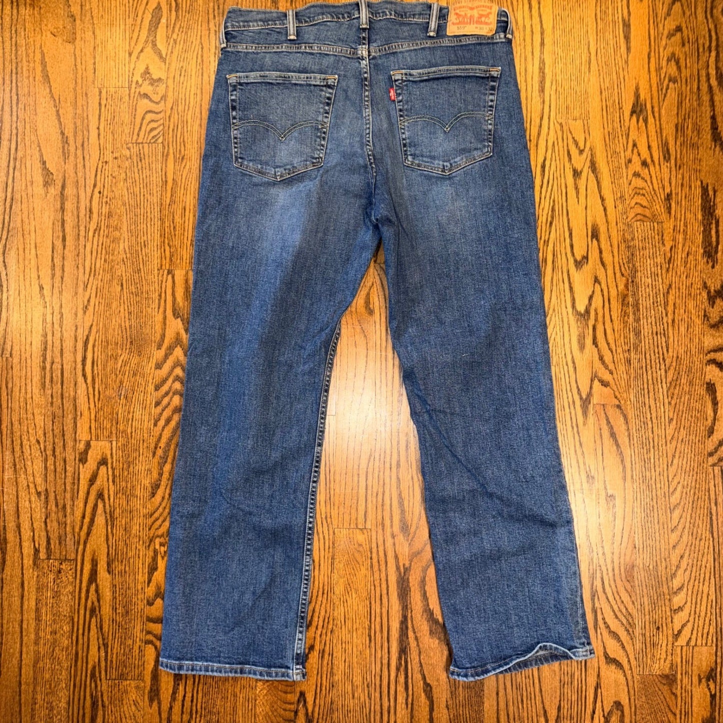 Levi's 559 Relaxed Straight Jeans Medium Wash Blue 38x32 Mens Denim Loose Baggy