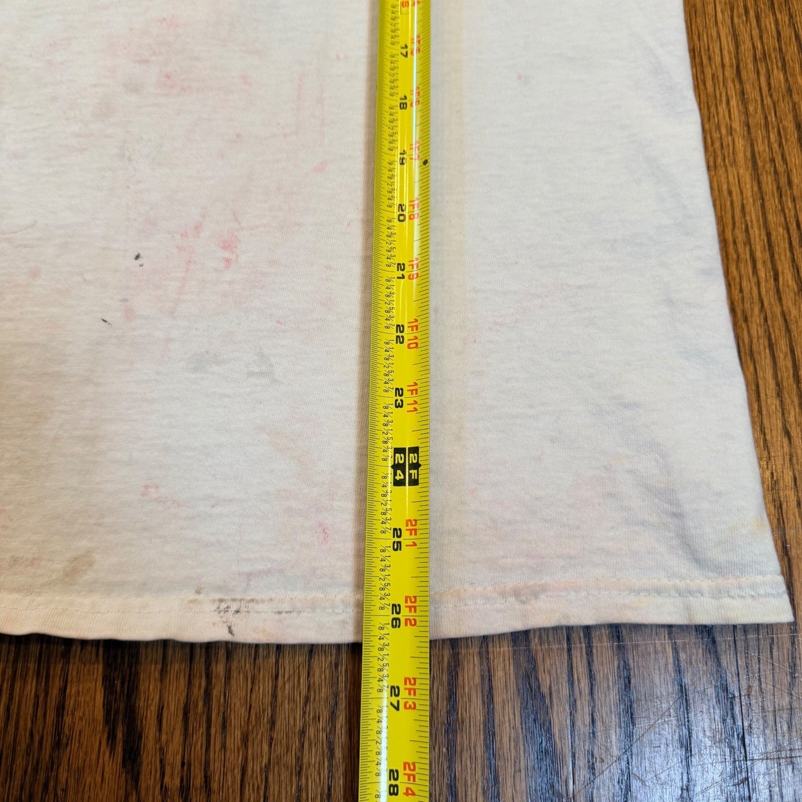 Vintage Stihl Power Tool Graphic T Heavy Distressed White Large Delta Pro Weight