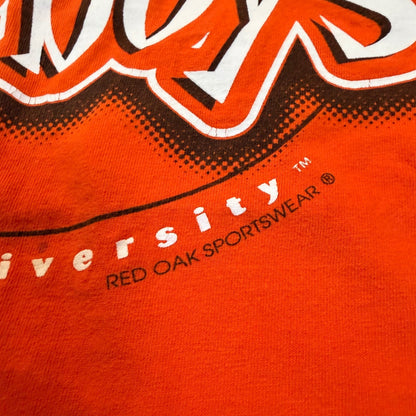 Red Oak Oklahoma State Cowboys OSU T-Shirt Graphic Tee Size M Orange