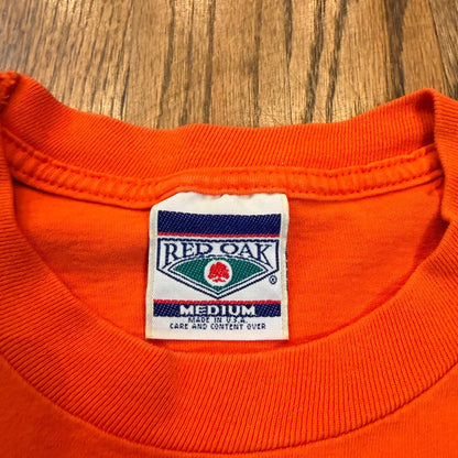 Red Oak Oklahoma State Cowboys OSU T-Shirt Graphic Tee Size M Orange