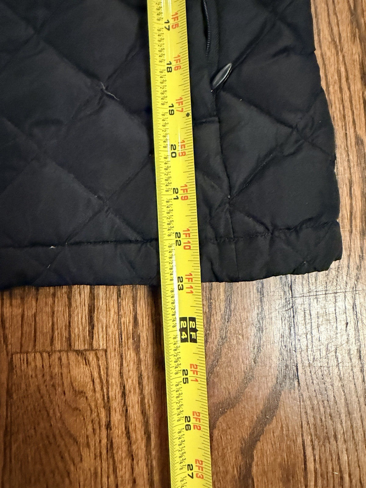 Kenneth Cole Reaction G-111 Apparel Womens Black Full Zip Puffer Jacket Medium