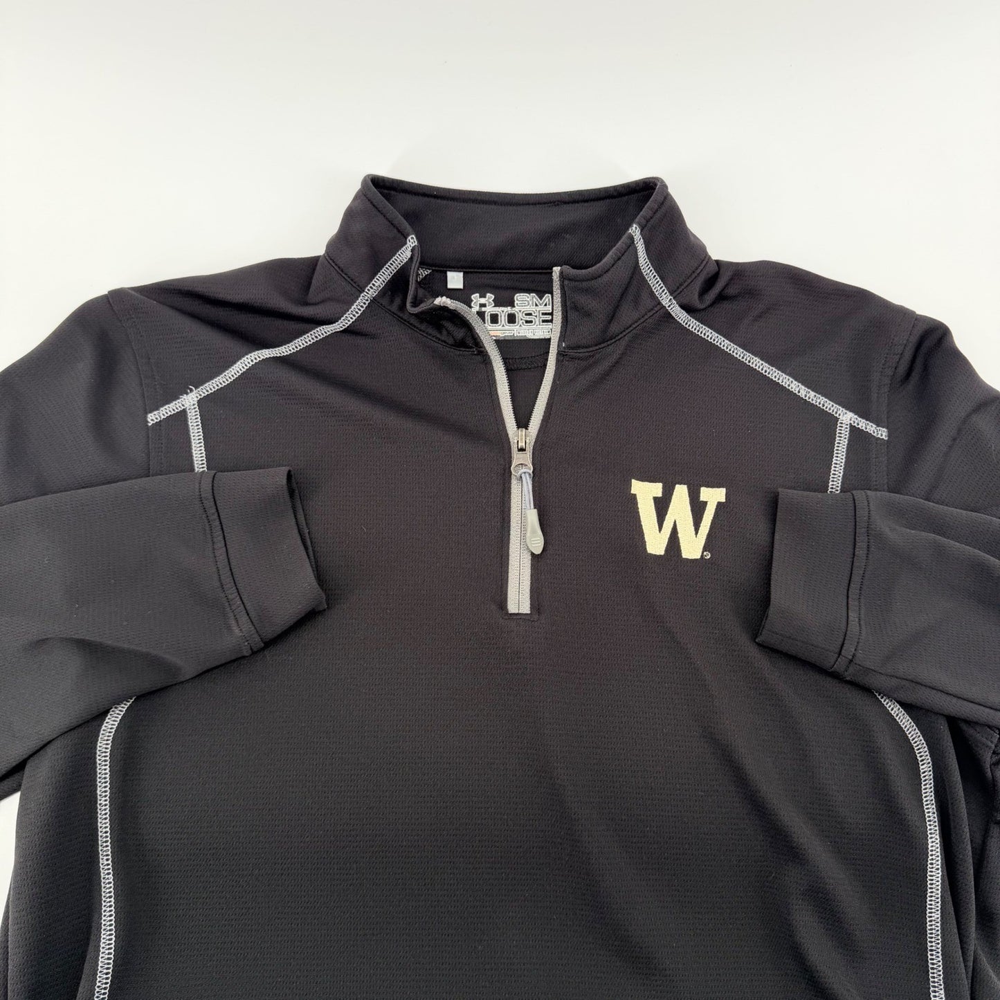 Under Armour Washington Huskies 1/4 Zip Pullover Allseasongear Small Black