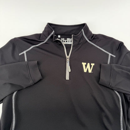 Under Armour Washington Huskies 1/4 Zip Pullover Allseasongear Small Black