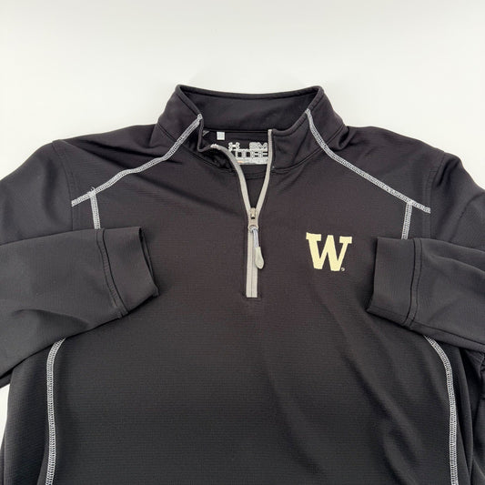 Under Armour Washington Huskies 1/4 Zip Pullover Allseasongear Small Black