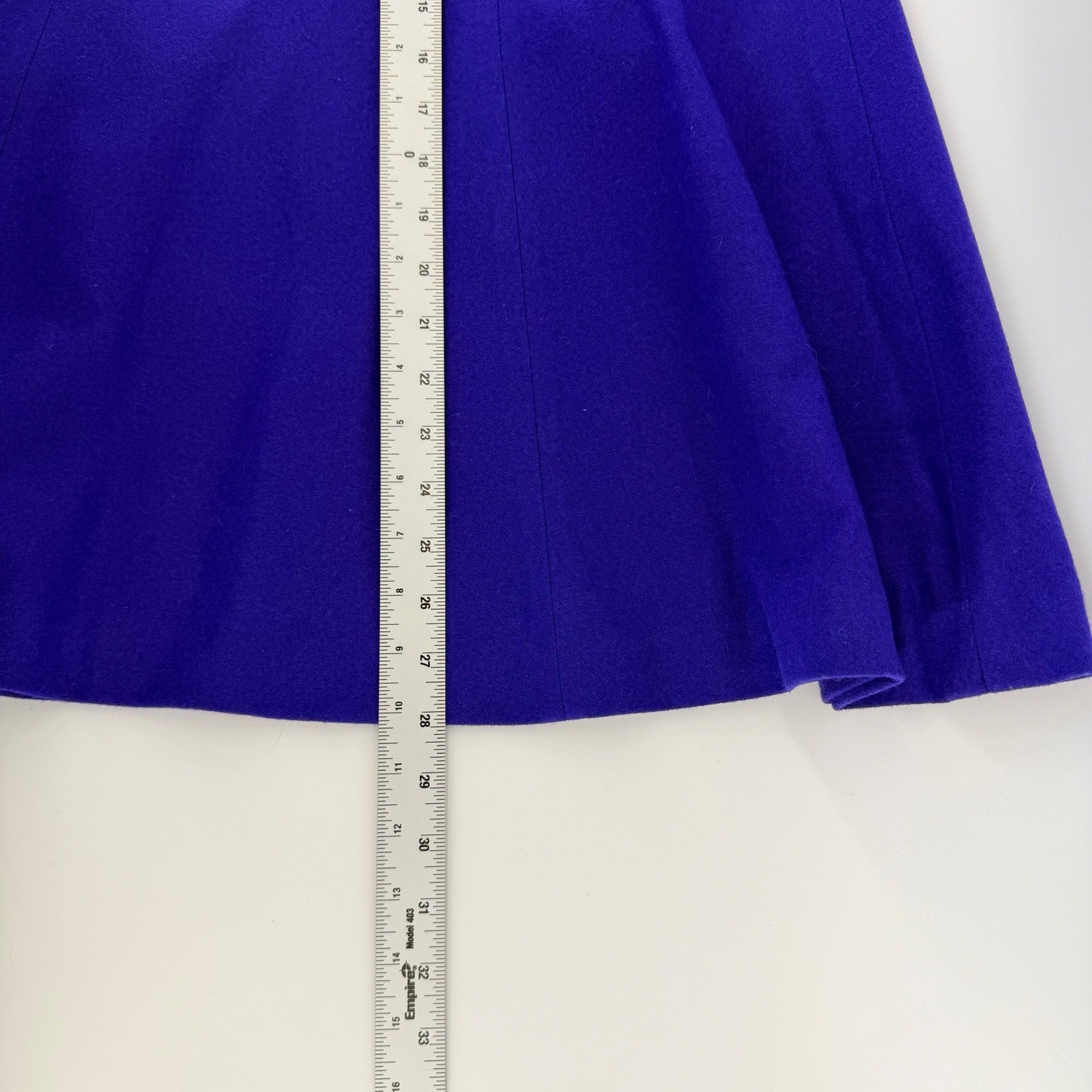 Pendleton Petite Vintage Wool Midi Skirt Purple A-Line High Waist 4P USA
