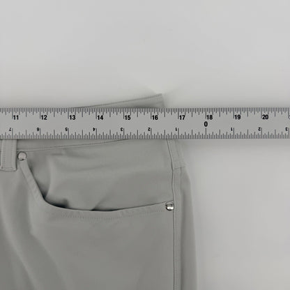 Lululemon Commission Pant Classic Fit 32 Grey Warpstreme Performance Golf Chino