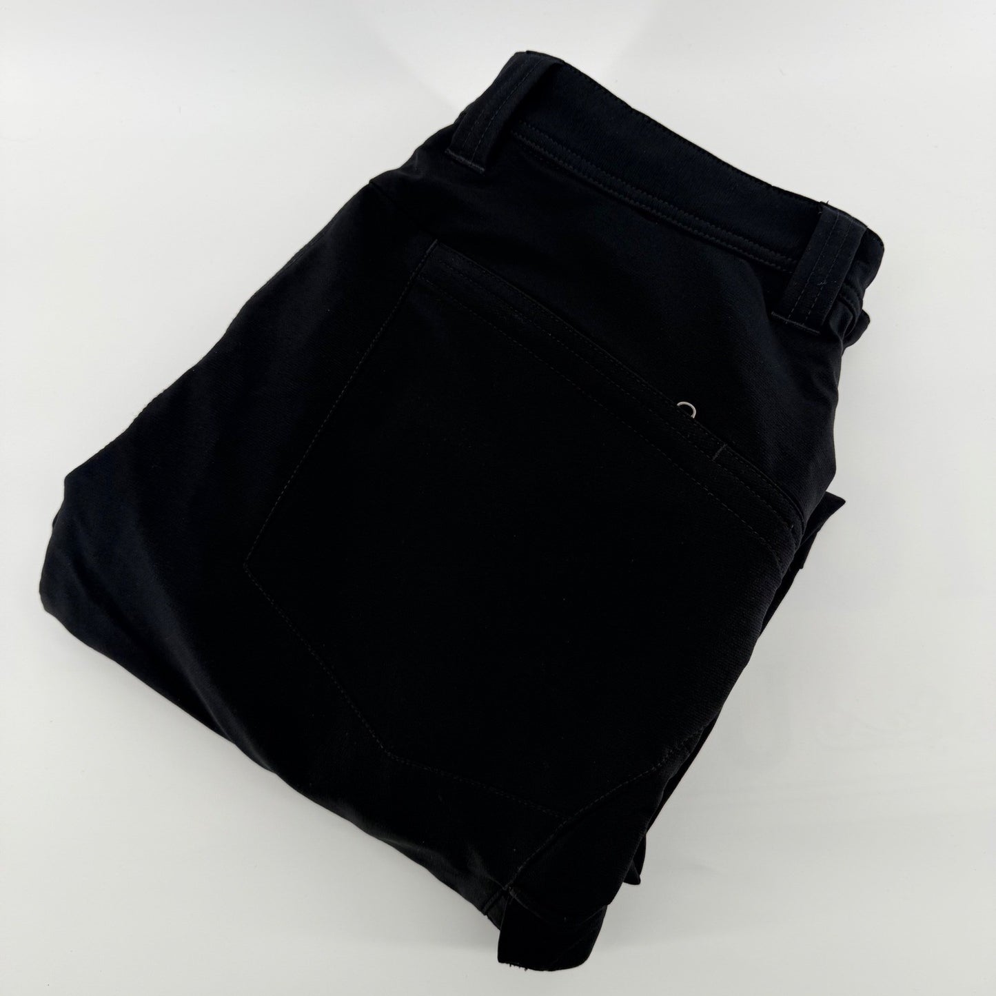 Mountain Hardwear Mens Technical Hiking Cargo Pants Softshell Black 34 Short