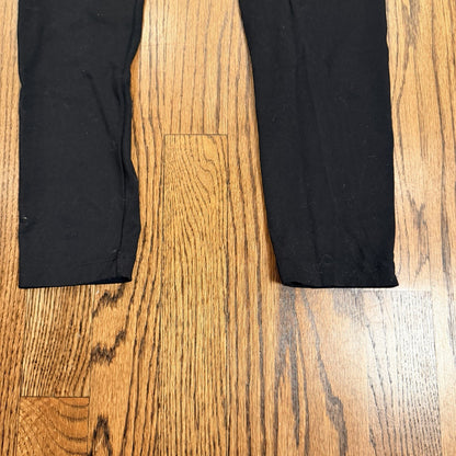 Victoria’s Secret PINK Yoga Pants Women’s S Black Leggings Teal Logo Waistband