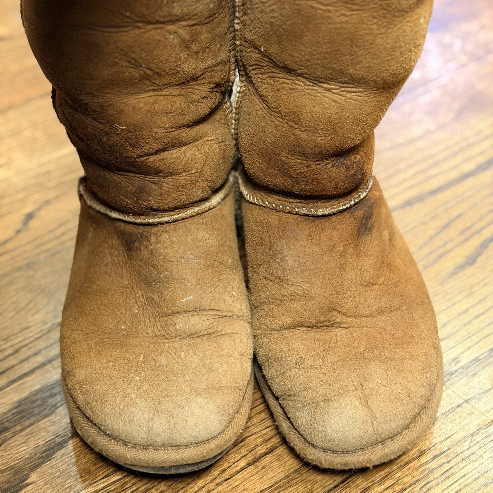 Ugg Australia Classic II Tall Boots Chestnut Sheepskin Women's size 7 S/N 5815
