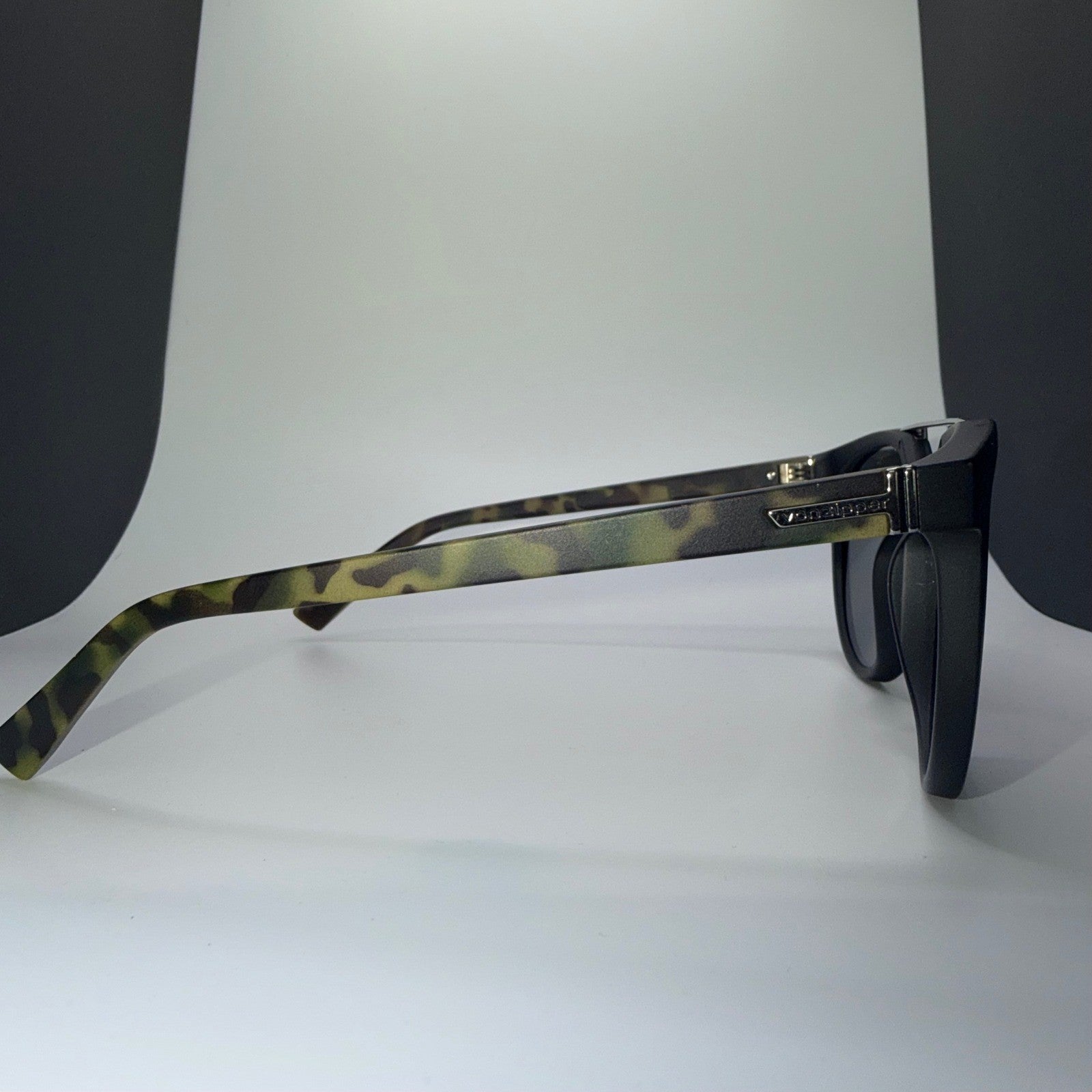 VonZipper Hitsville Sunglasses Camo Tortoise Double Bridge Matte Black Grey Lens