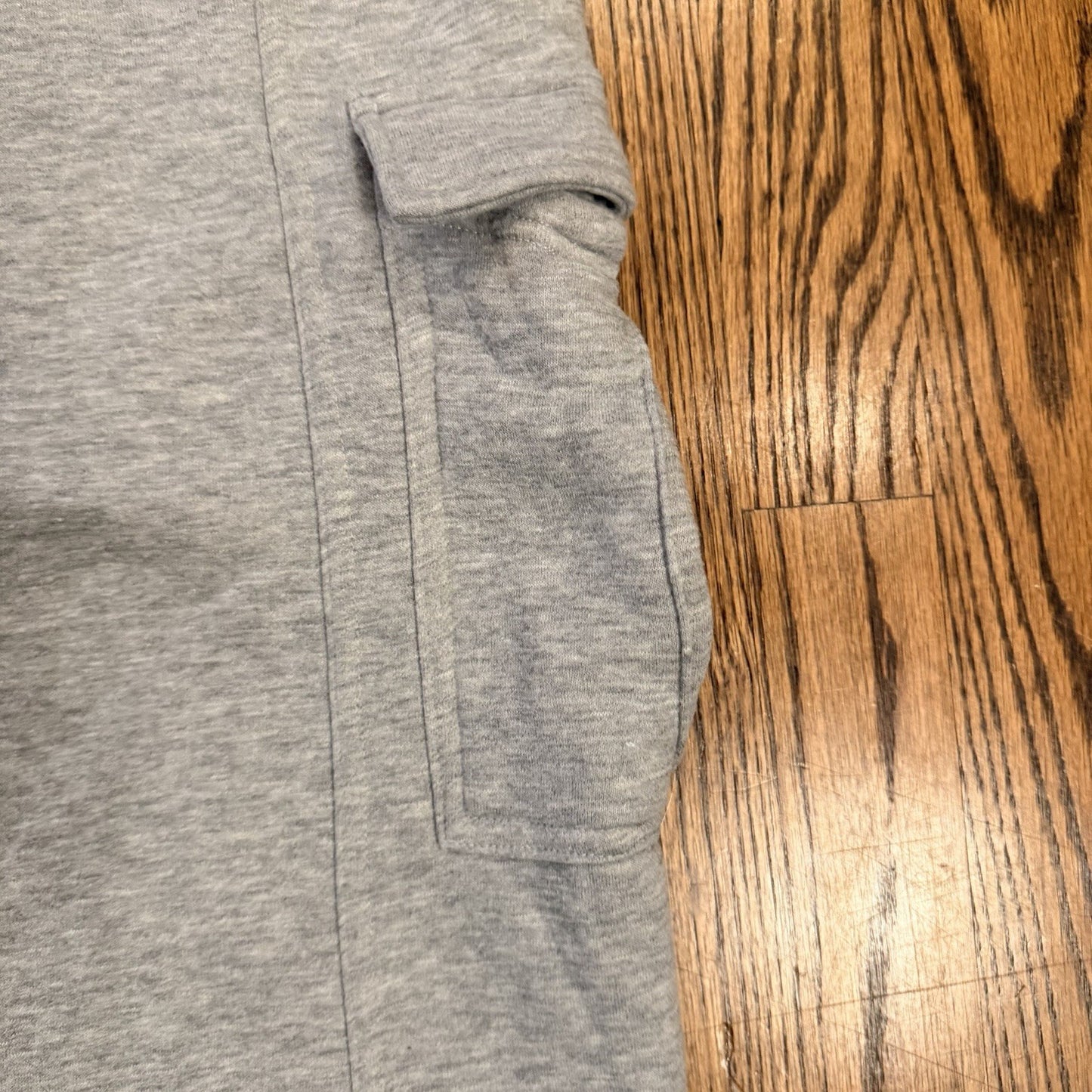FOREVER 21 Size Small Women's Heather Gray Cargo Sweatpants Baggy Wideleg