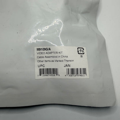 Apple M9109G/A Mini-VGA to Video Adapter Kit iBook iMac PowerBook White
