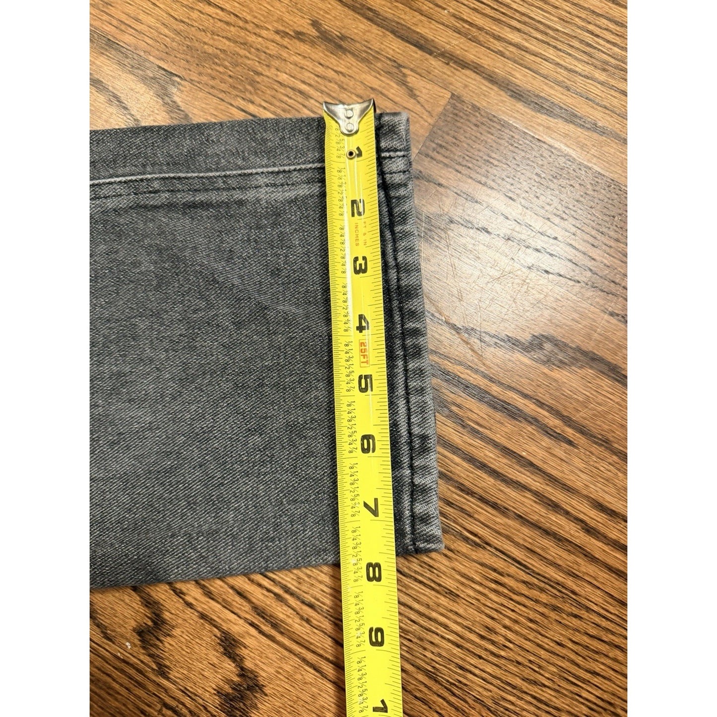 PacSun 90's Boyfriend Distressed High Rise Jeans 23 Washed Black Grey
