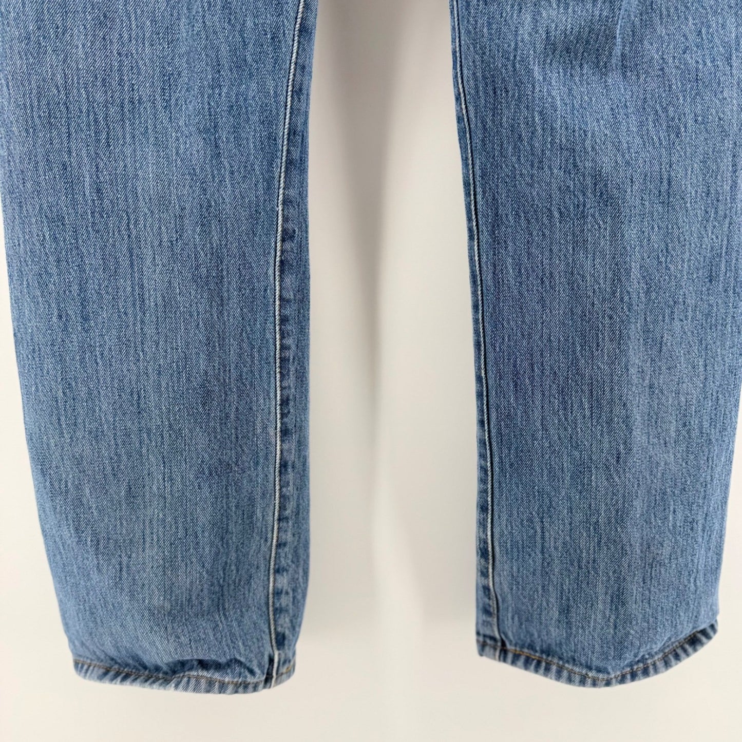 Levi's 501 Original Fit Straight Leg Jeans Button Fly 34x29 Medium Wash Blue