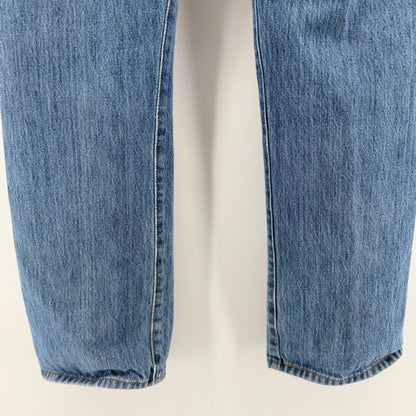 Levi's 501 Original Fit Straight Leg Jeans Button Fly 34x29 Medium Wash Blue