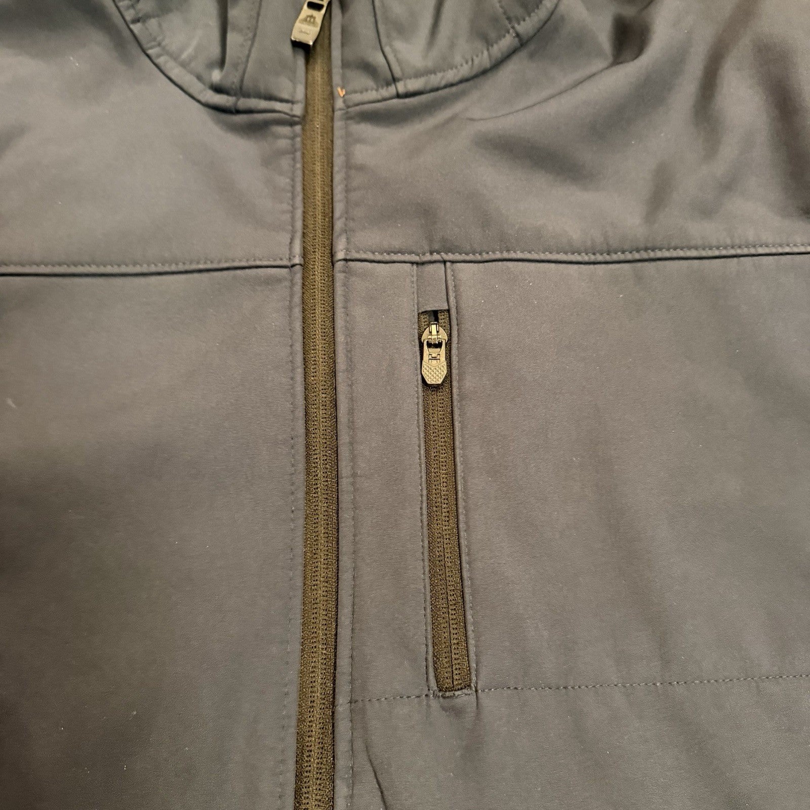 Hawke & Co Performance Softshell Hooded Fleece Lined Jacket XL Navy Blue
