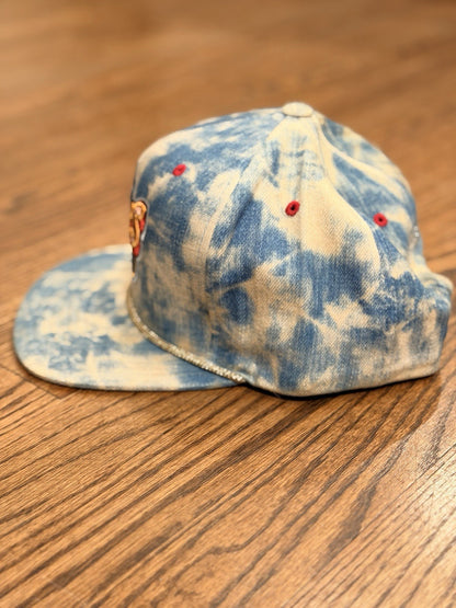Vintage Mitchell Ness Denim Jean Seattle Sonics NBA Vtg 90's Hat Cap