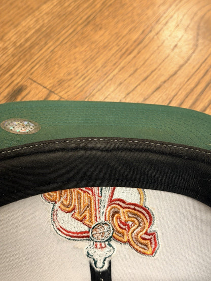 Vintage Mitchell Ness Denim Jean Seattle Sonics NBA Vtg 90's Hat Cap