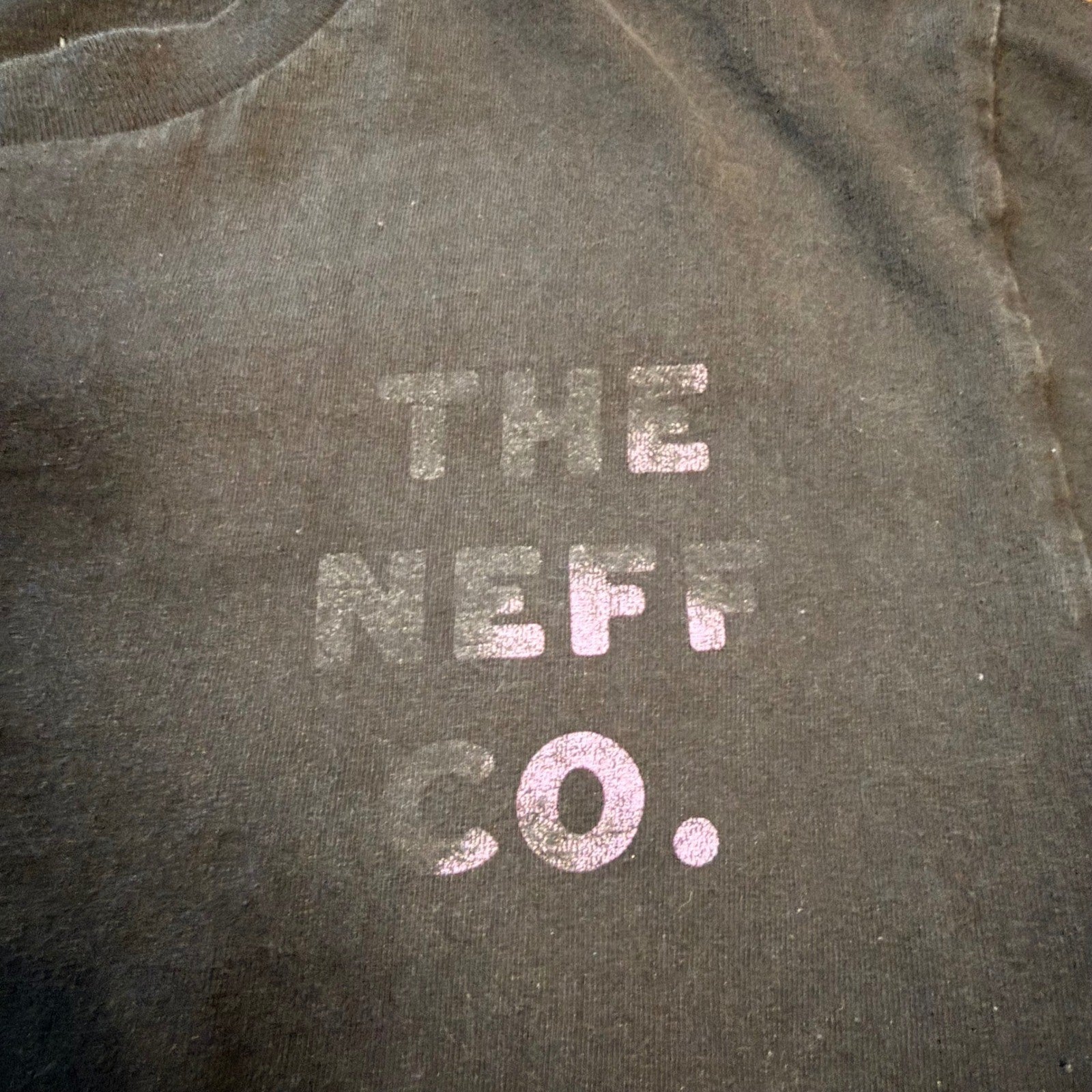 Neff High and Happy Cloud Graphic T-Shirt Size M Black Streetwear Skate Tee