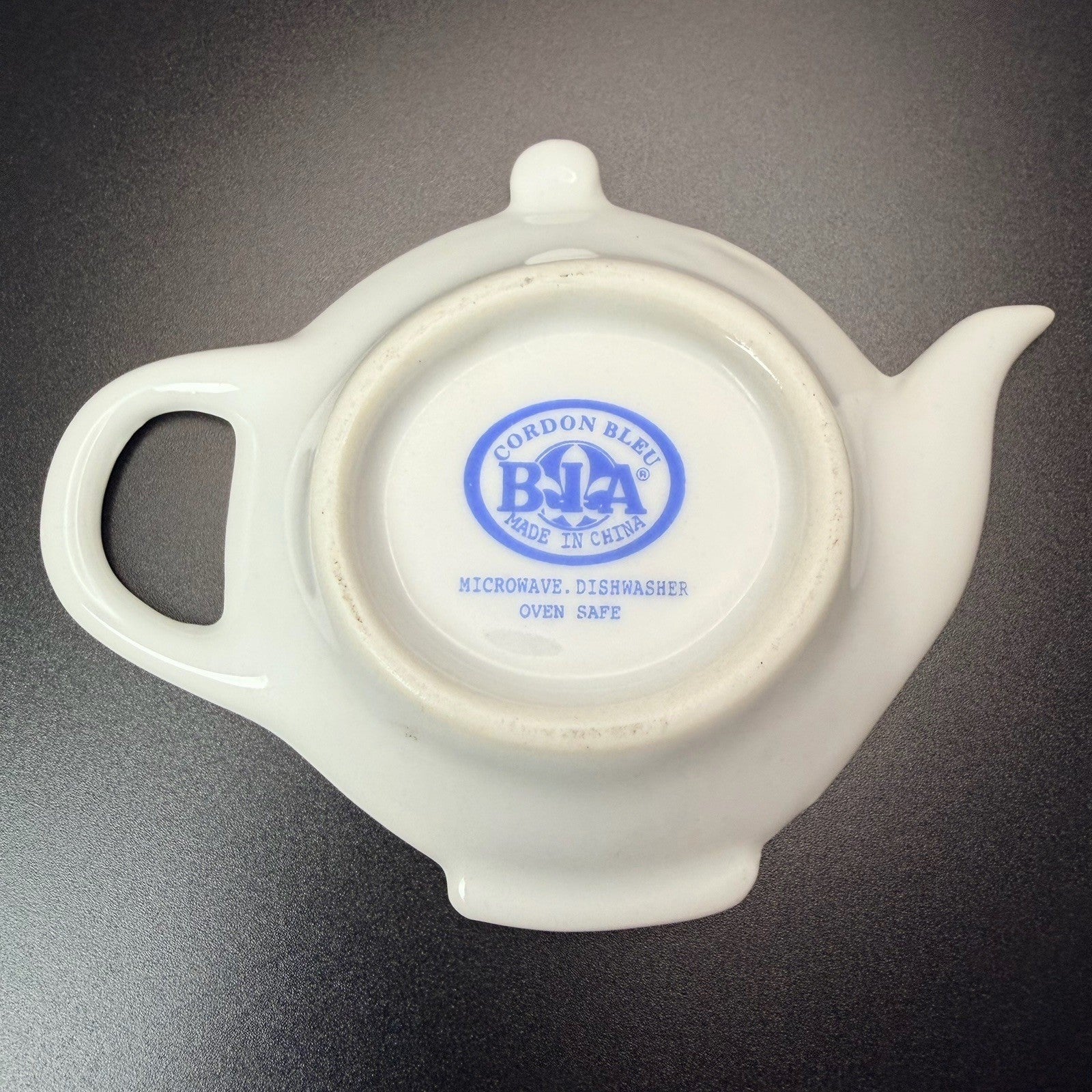 BIA Cordon Bleu Teapot Tea Bag Holders Set of 2 Floral White Porcelain One Size