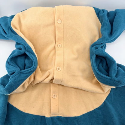 SAZAC Snorlax Kigurumi Pokemon Cosplay Costume Unisex OS Teal Beige