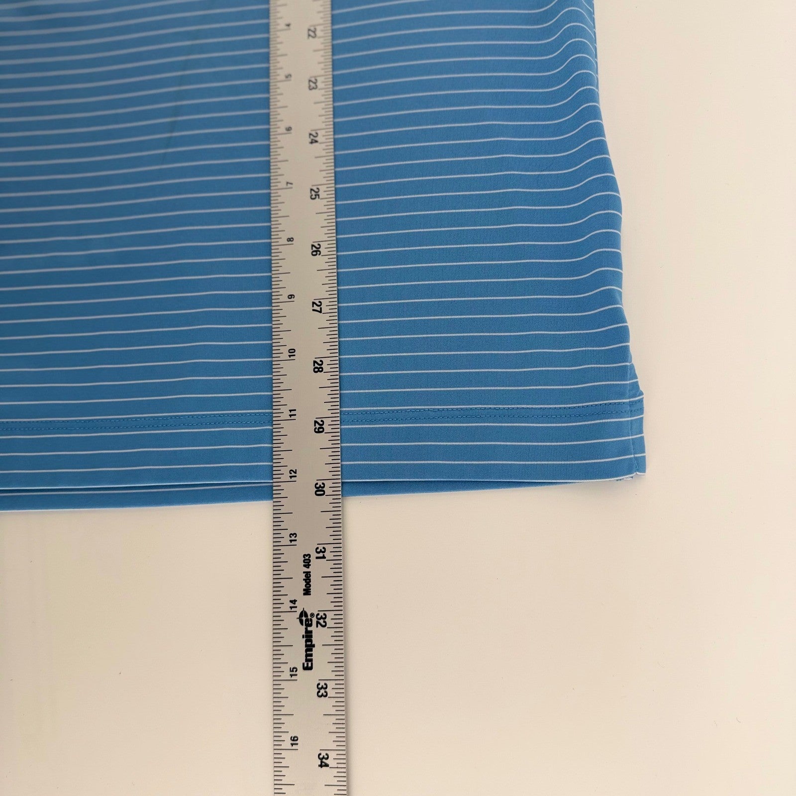 Nike Golf Boeing Classic Dri-FIT Striped Polo Shirt XL Blue 585748-412