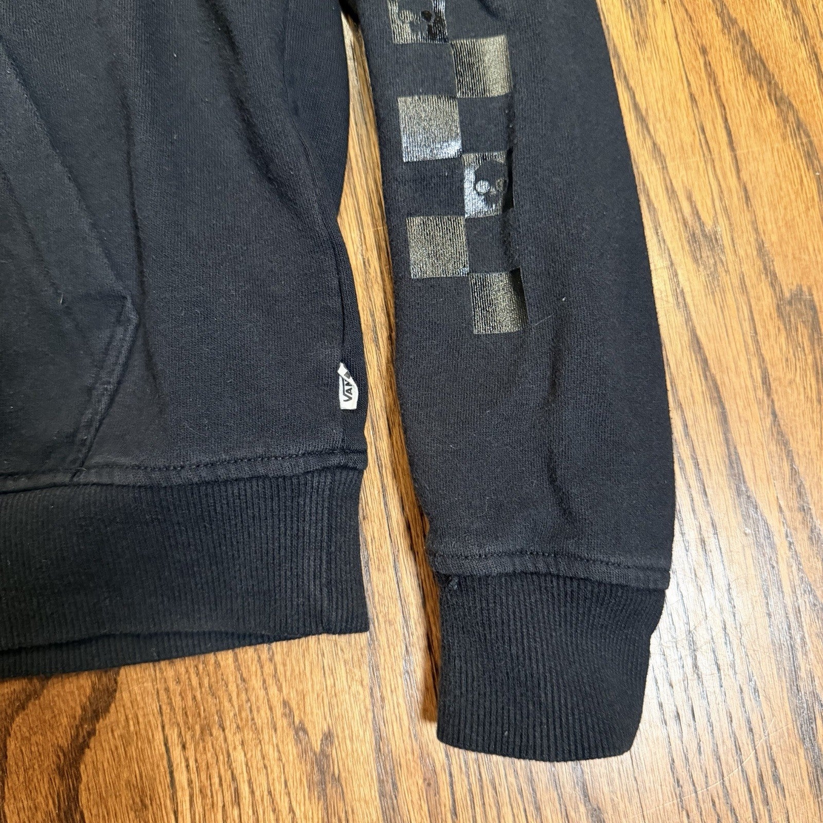 Vans Harry Potter Morsmordre Hoodie Womens Size S Front Pocket Pullover Black 3M