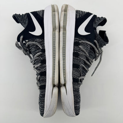 Nike Zoom KD 10 Oreo Basketball Shoes Flyknit Kevin Durant Black White Mens