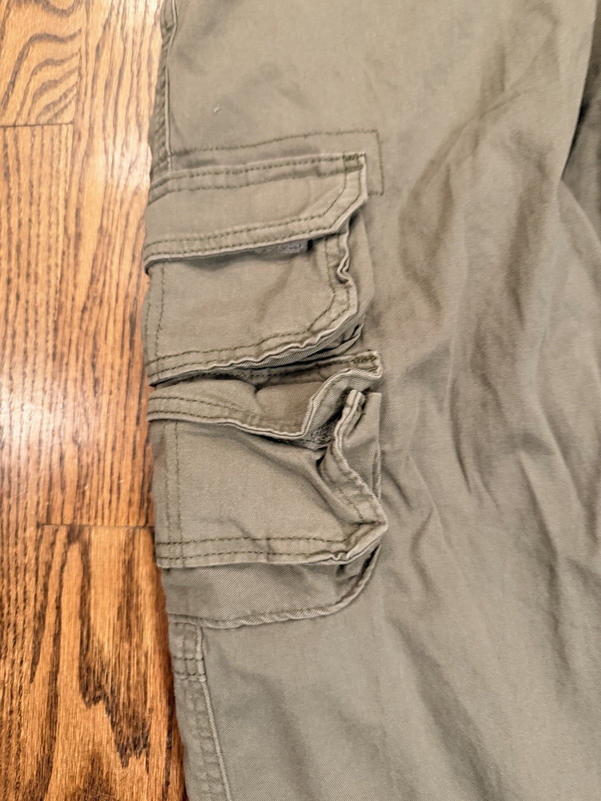 Wrangler Men's Stretch Taper Leg Regular Fit Cargo Pant Green 38x32