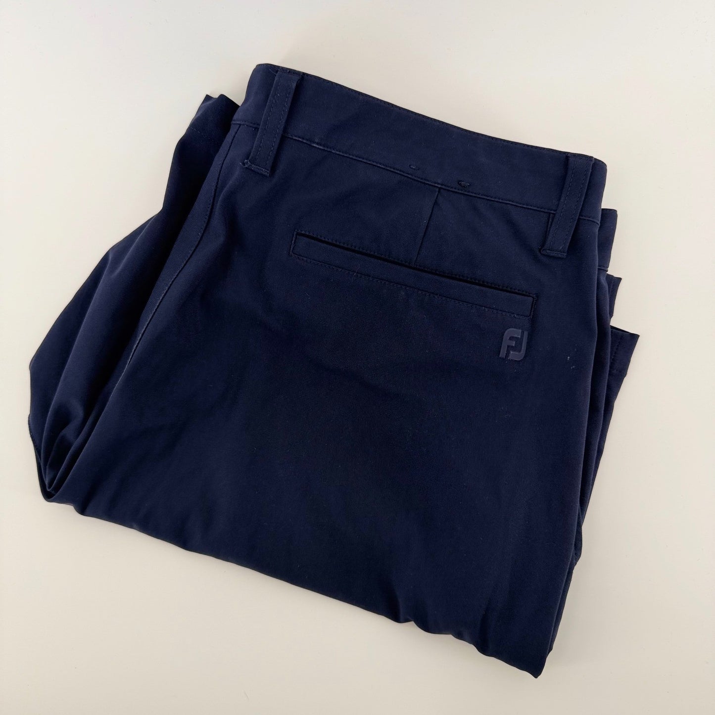 FootJoy Performance Golf Shorts Navy Blue Flat Front Activewear Size 36 Mens