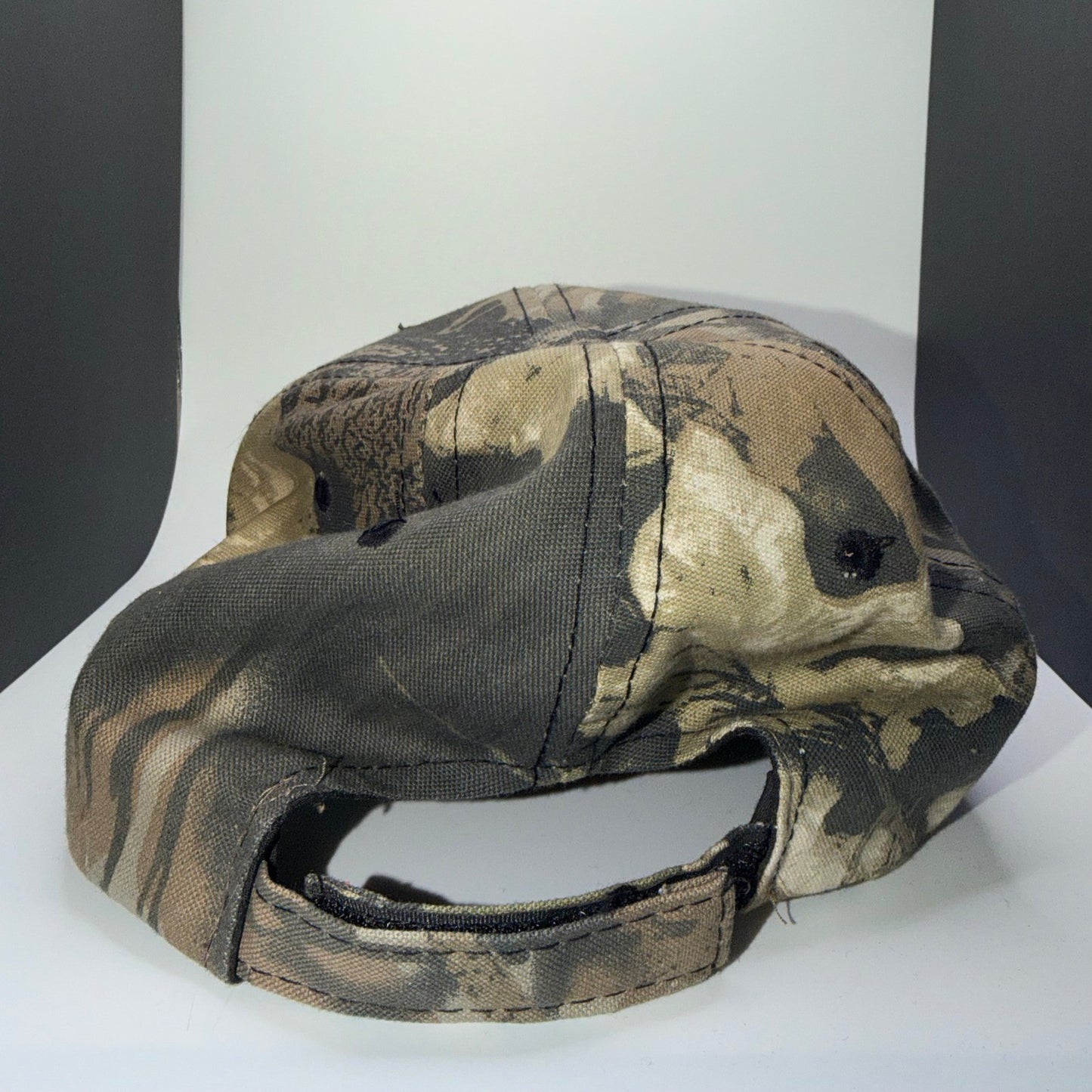 Miles Sand & Gravel Camouflage Snapback Hunting Hat OSFM Brown Green