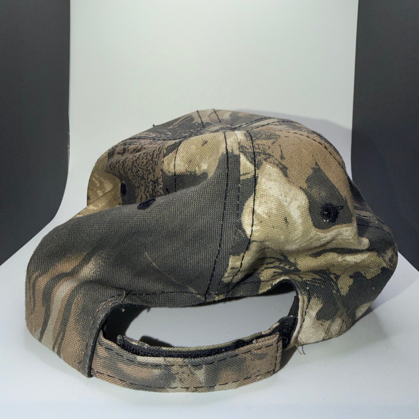 Miles Sand & Gravel Camouflage Snapback Hunting Hat OSFM Brown Green