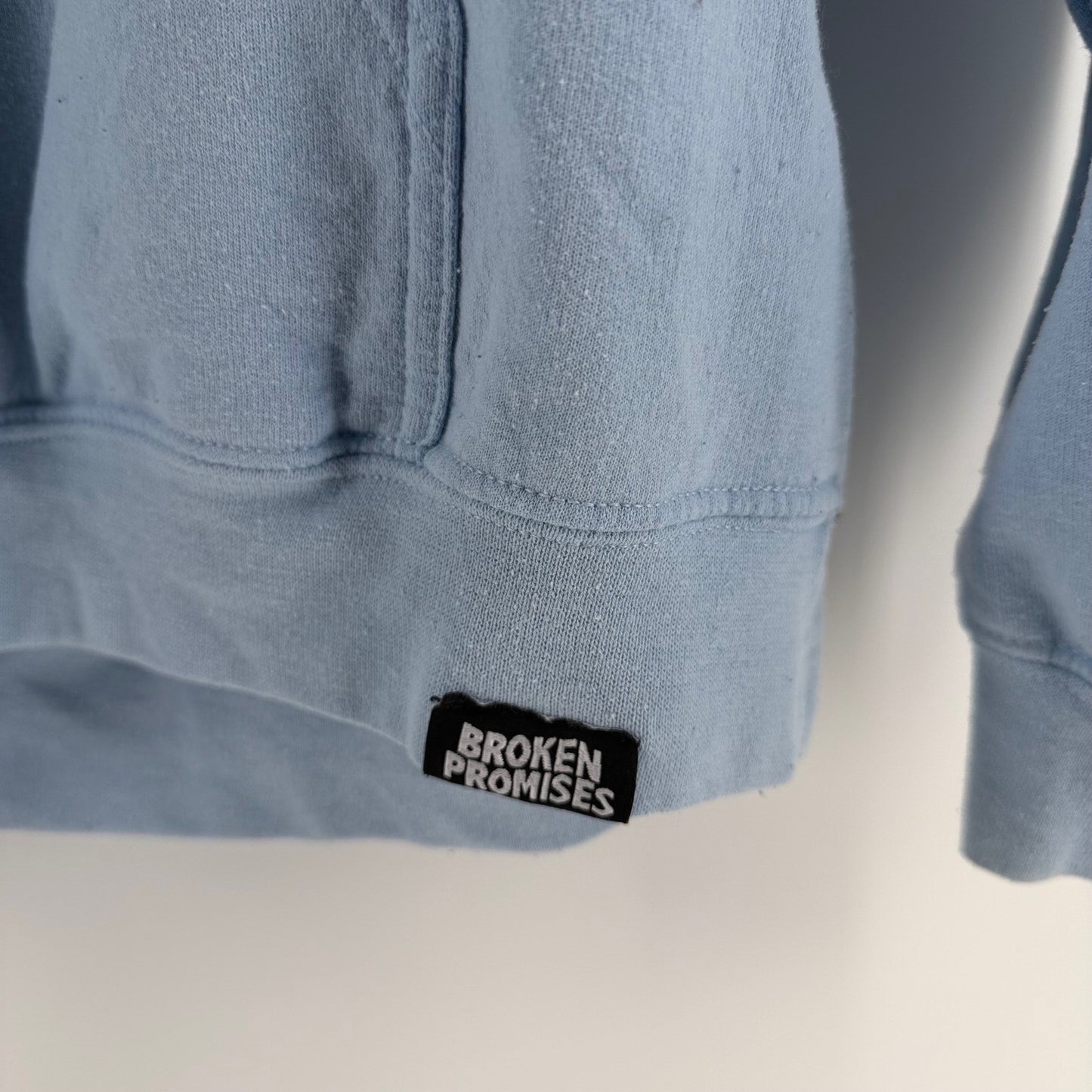 Broken Promises x Santa Cruz Screaming Rose Hoodie Light Blue Graphic S