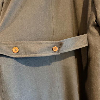 Pendleton Vintage Wool Double Breasted Long Coat Blue 100% Virgin Wool Size L