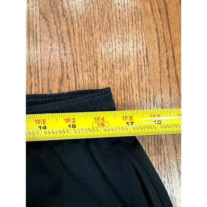 Nike Dri-Fit Running Shorts Black XL | Zip Pocket | 16.5x13 | Grade 3