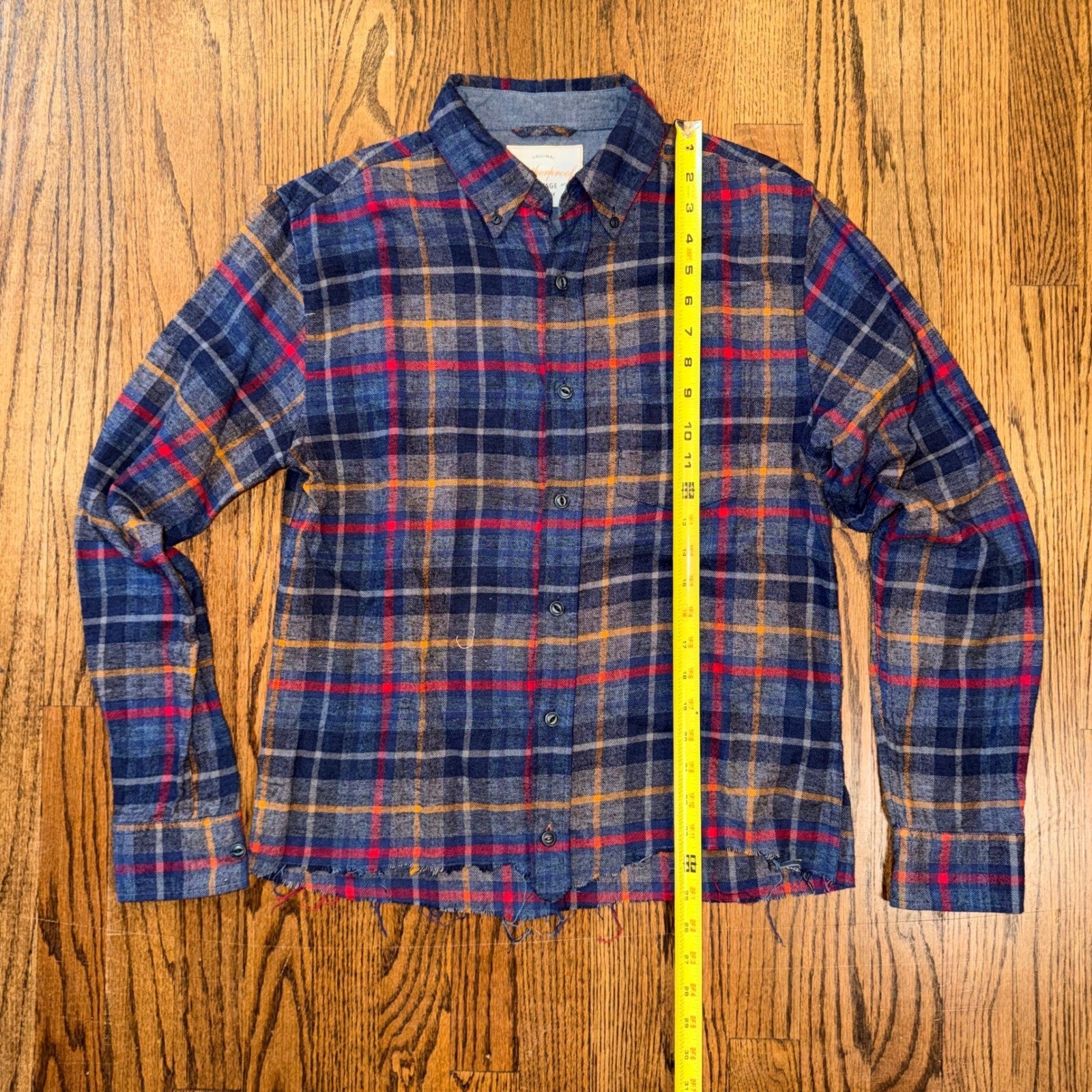 Mixed Brand Custom Cropped Tops Bundle 9pc Flannel Hoodie Button Down Mens M/L
