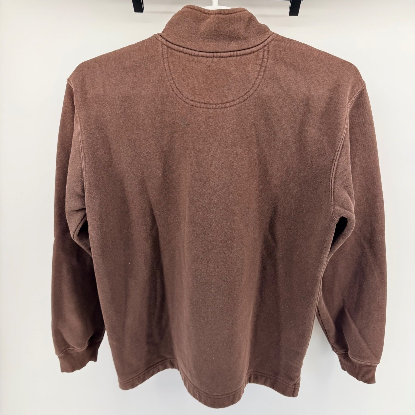Carhartt Quarter Zip Pullover Brown Sweatshirt Workwear Gorpcore Size M Brown
