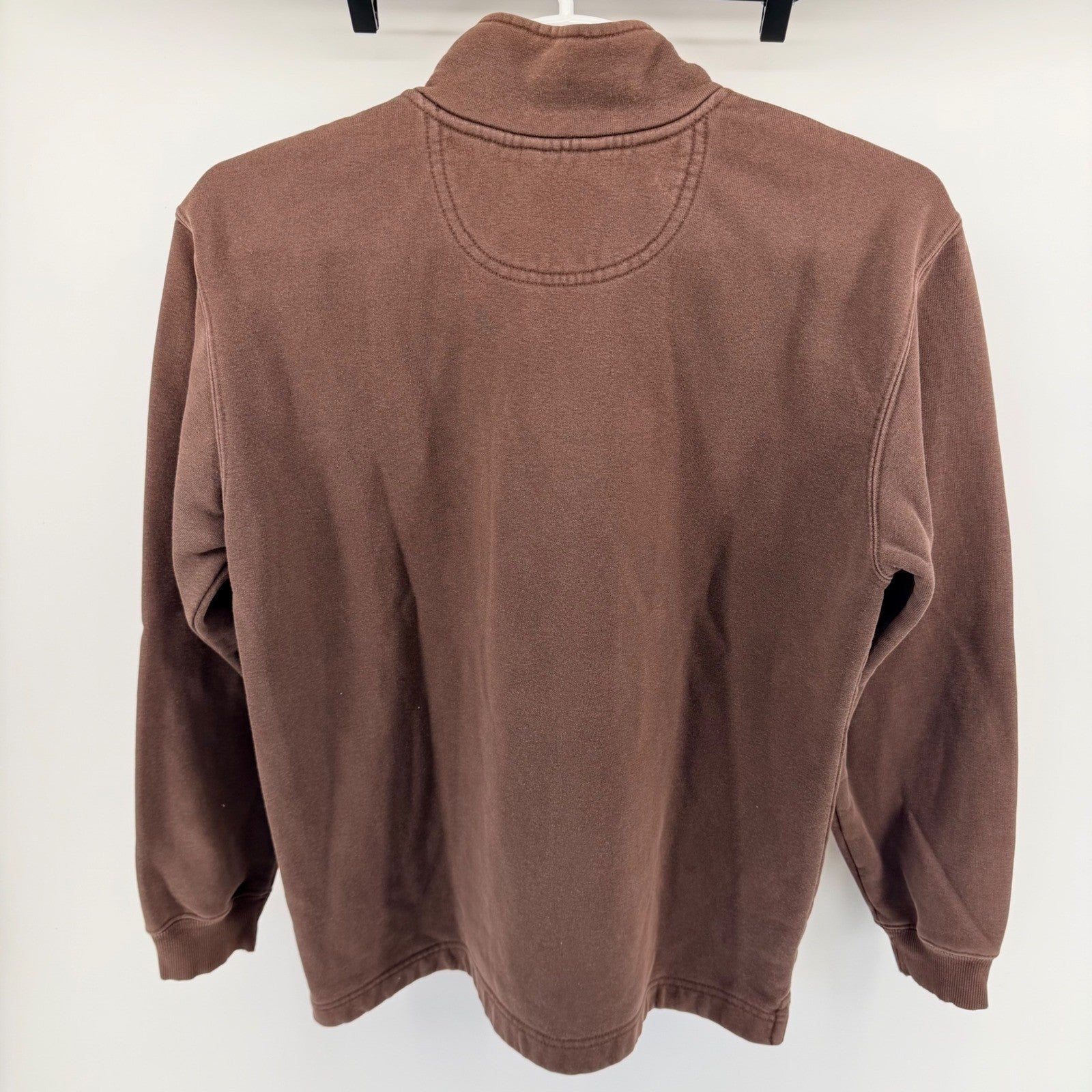Carhartt Quarter Zip Pullover Brown Sweatshirt Workwear Gorpcore Size M Brown